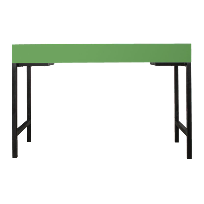 Maple Writing Desk, Bright Green