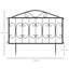 Alohilani 46cm H x 224cm W Black Metal Fence Panels Included