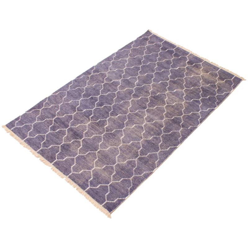 Tapis unique en laine noué à la main de style nouvel âge 5 pi 0 po x 8 pi 3 po Ireoluwatomileyin