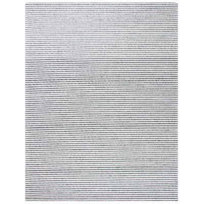 Tapis gris clair / blanc en laine tissé à plat Perry