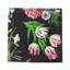 Flora Fauna White Cotton Sateen Cocktail Napkins-173570062