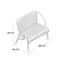 Kemah Aluminum Outdoor Bench-22484633
