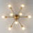9 - Light Double Layer Glass Globe Sputnik Sphere Semi Flush Mount-739773358
