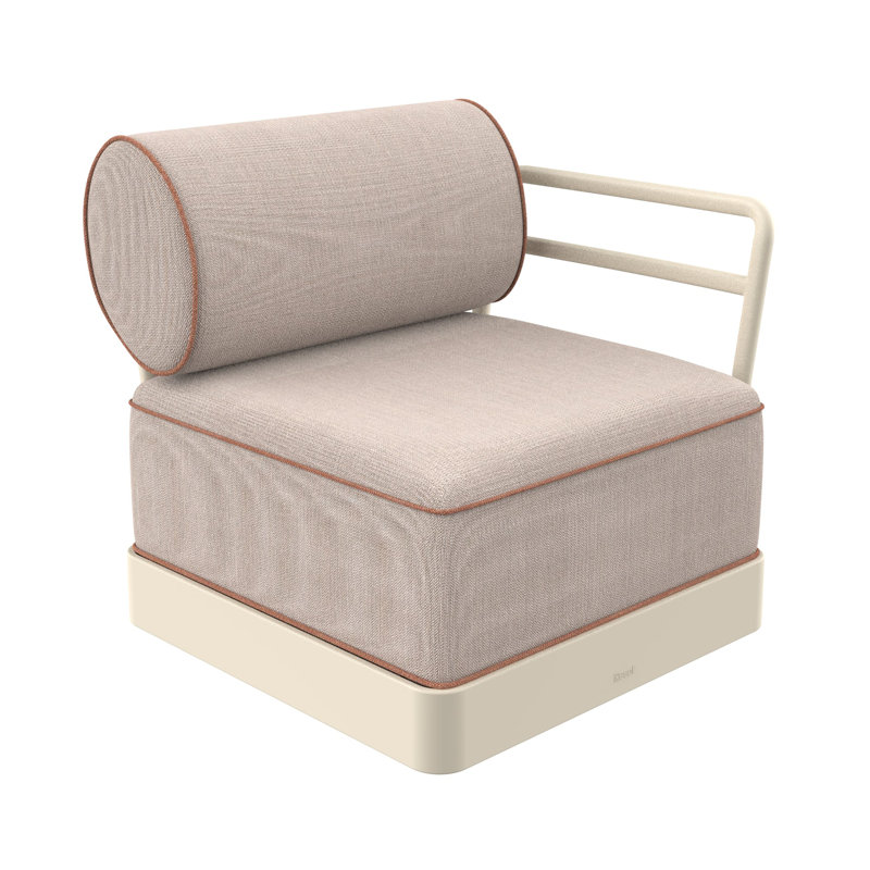 Fauteuil Brisa, Nacar, Noisette (taupe)
