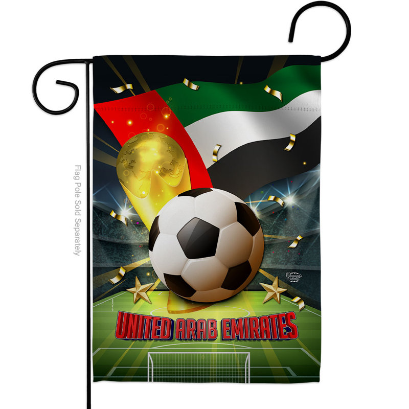 Drapeau de jardin en polyester Jenelly, H 18,5 po x l 13 po