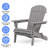 Wooden Outdoor Folding Adirondack Chair Set Of 2-257942968