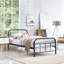 Structure de lit en acier inoxydable Maisie par Modway-25939366-71875409