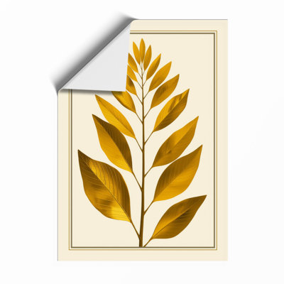 Single Stem Study Botanical - Framed Print