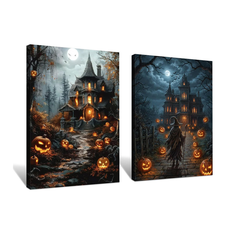 2 Piece Wrapped Canvas Wall Art, 90cm H x 60cm W