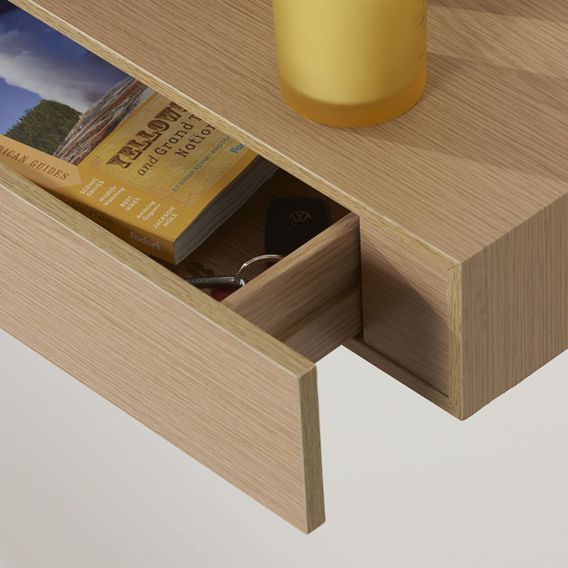 Deaveon Floating Shelf, Oak