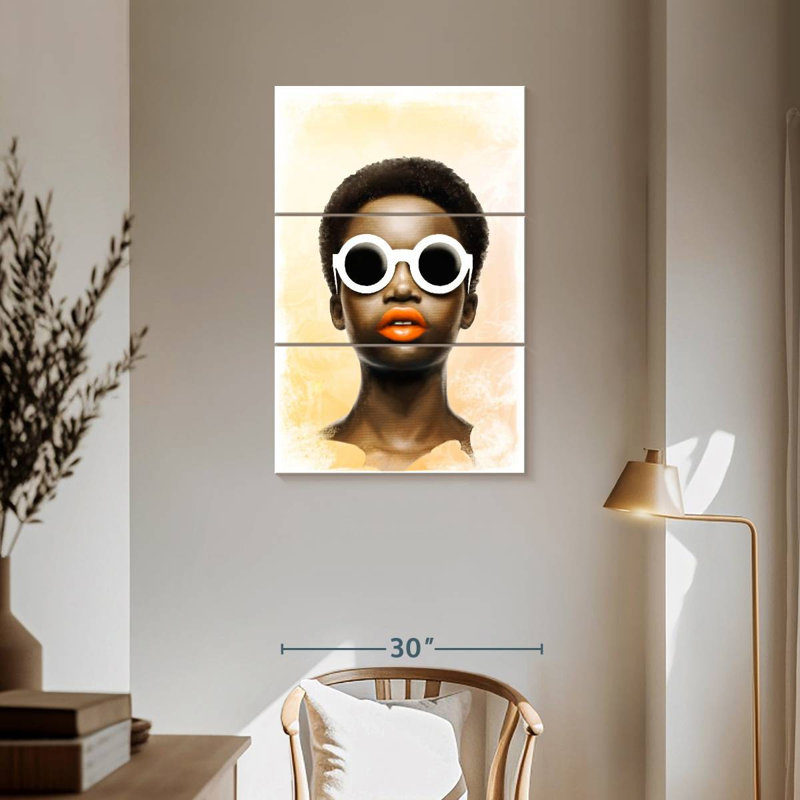 Leisha African Lady, 57" H x 36" W