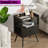 Jaleaha 24'' Tall Nightstand with Metal Legs & Drawer-596390436