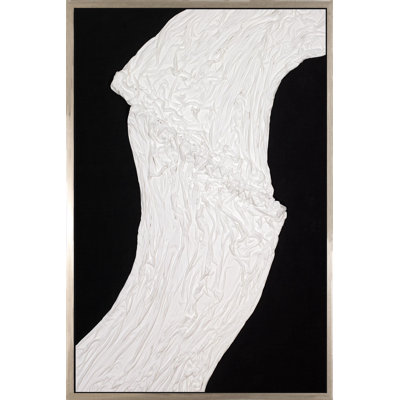«Fly Away», peinture sur toile à cadre flottant