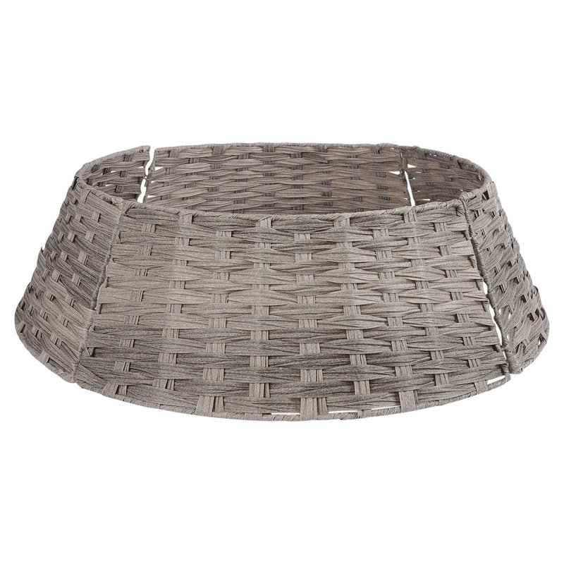 Adalee Polyethylene Tree Skirt, Grey