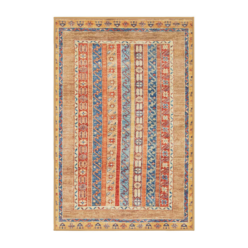 Abstract Indoor Rug, Rectangle 7' x 10'