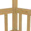 Base de lit simple pour plancher en bois de pin avec support supplémentaire pour plus de stabilité