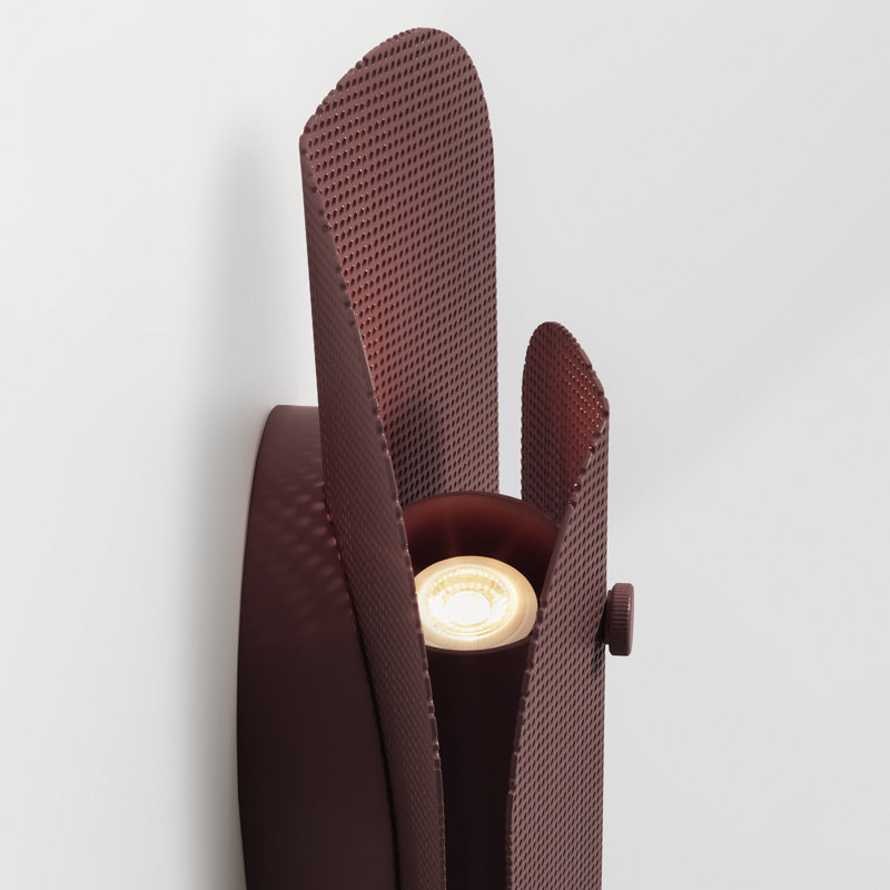 Filter 2 - Light Flush Mounted Sconce, Oxblood
