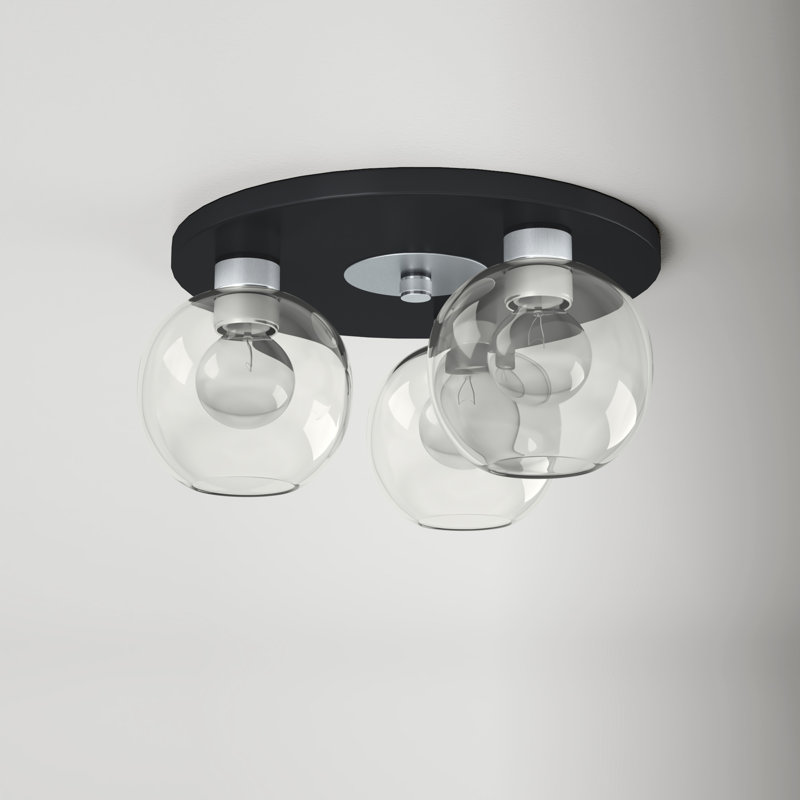 Davian Glass Flush Mount