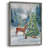 Winter Gathering Framed Print - Solid Wood-3069172