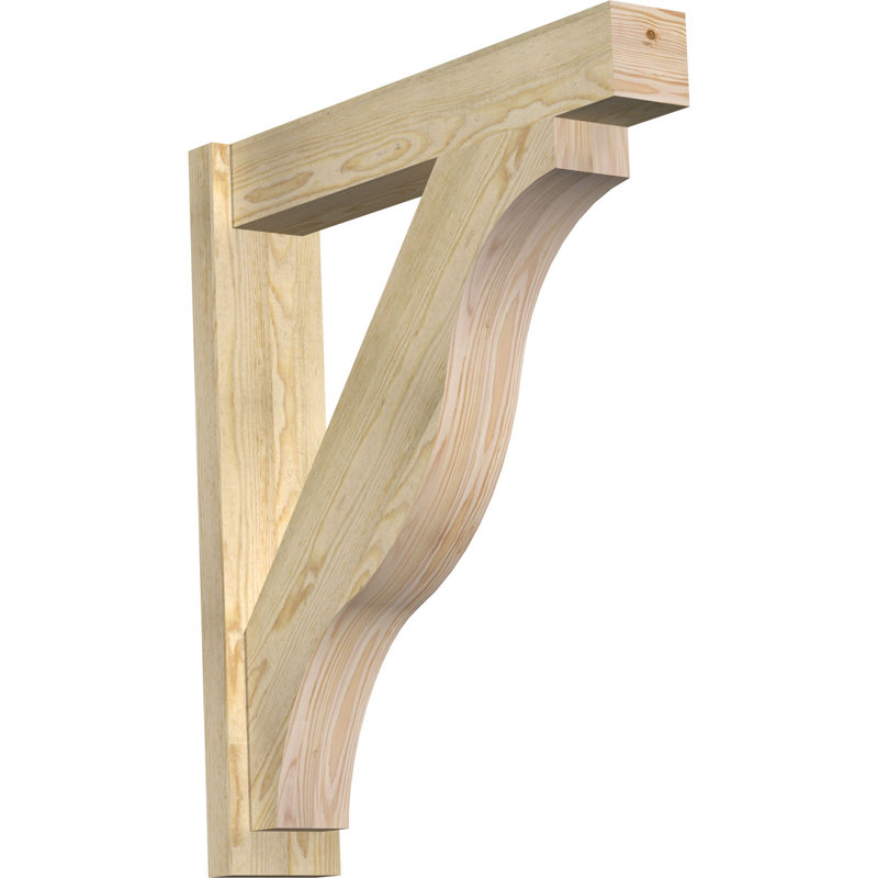 Jeu de blocs Funston, Sapin Douglas de 6 po (sciage brut), P 30 po x H 34 po