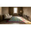 Antique Art Deco Chinese Geometric Knotted Rug