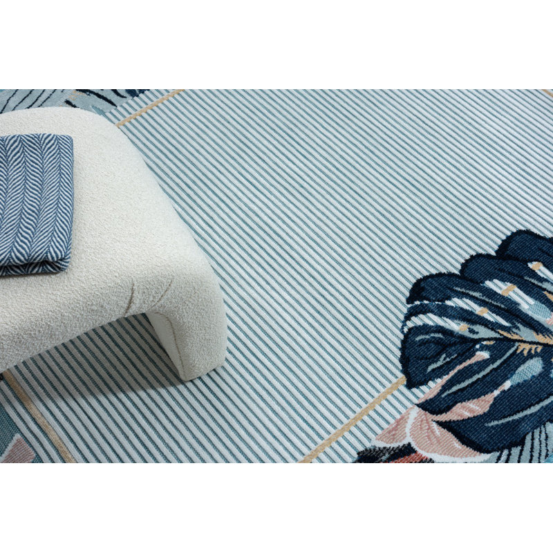 Troutville Floral Indoor / Outdoor Area Rug, Rectangle 80 x 150cm