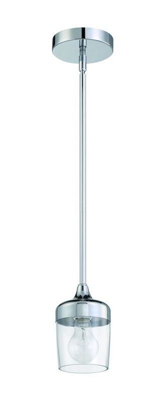Teillon 1 - Light Geometric Pendant, Chrome