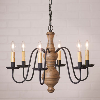 Lustree 6 lumières façon bougie/classique Ransdell