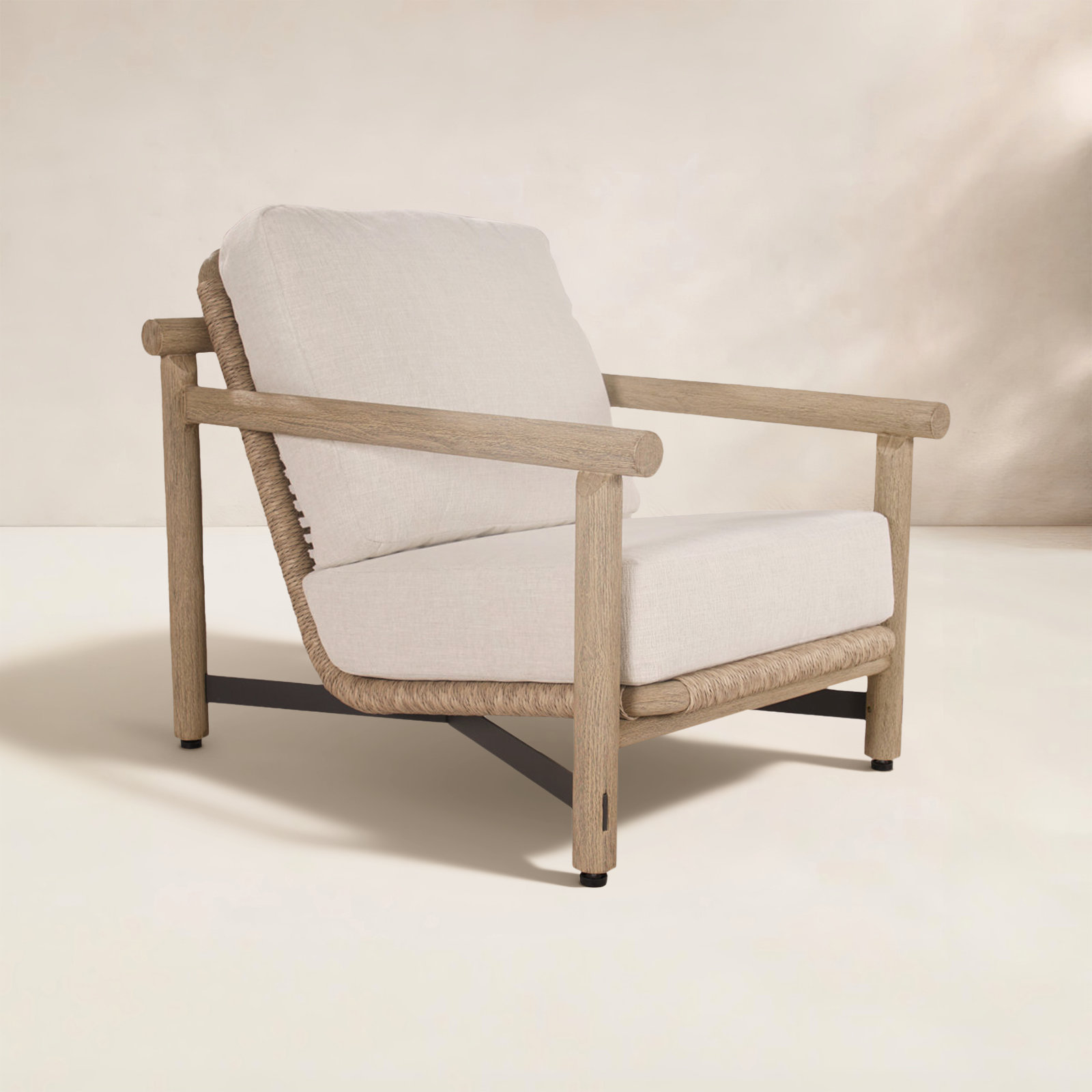 Inessa Teak Patio Lounge Chair