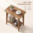 2-Tier Side Table, Small Rectangular End Table-756316410