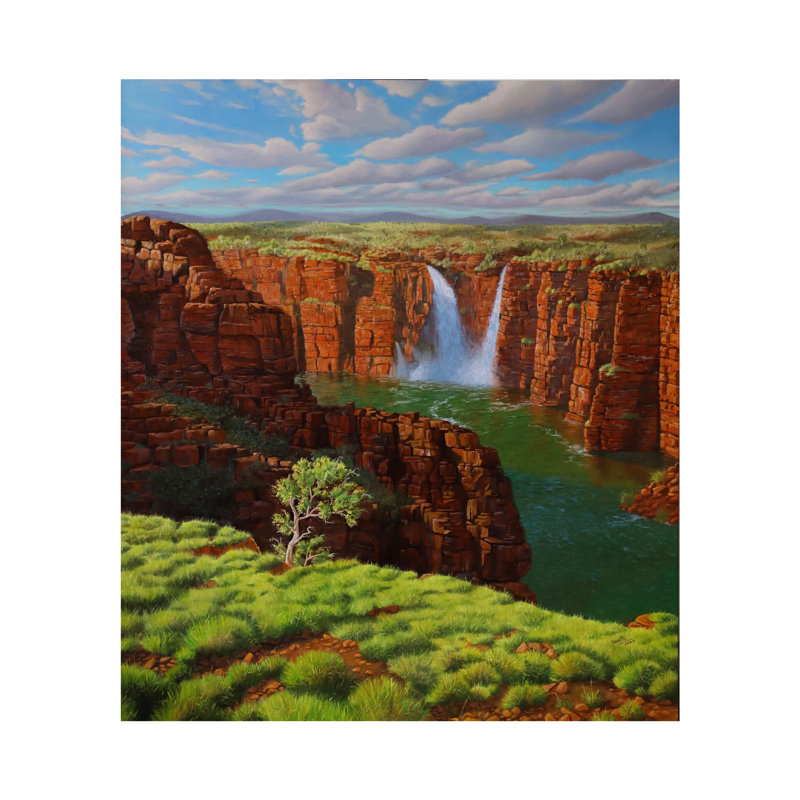 Gandikota | Peinture à l'huile sur toile tendue | Par Swathi Keshav