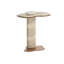 ISOLA END TABLE - TRAVERTINE LOOK - DUNE