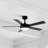 Vaczon 48" 5 - Blade Modern Ceiling Fan with LED Lights and Remote Control-2017049164