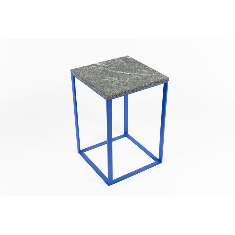 Aiyat Frame End Table, Blue