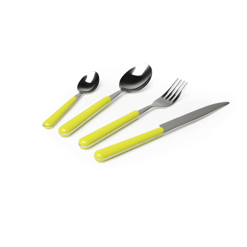 Trendy Rosita 24 Piece Cutlery Set, Service for 6, Green
