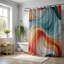 Rideau de douche Eclectic Brushstrokes - Premium-771294689