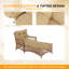  Coussin de chaise longue d'extérieur touffeté en polyester-267139603