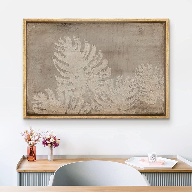 «Signleader - Floater Frame», impression sur toile, H 16 po x l 24 po x P 1,5 po, Naturel
