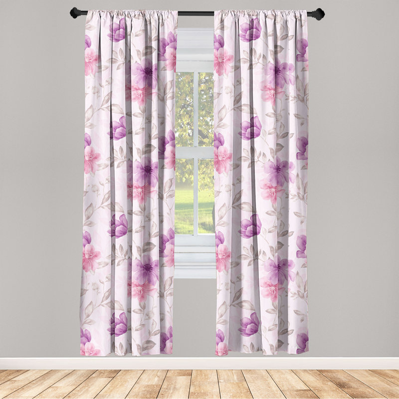 Harkers Semi Sheer Curtain Pair, 95" W x 56" L