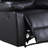 Eilbra Black Synthetic Leather Power Motion Recliner-2083440915