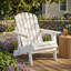Chaises Adirondack pliantes surdimensionnées, chaise de patio rustique en bois massif pour terrasse