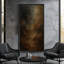 «Dark Dramatic Clouded Sky Abstract Atmosphere», reproduction d'art sur toile encadrée-1812779595-1812779593