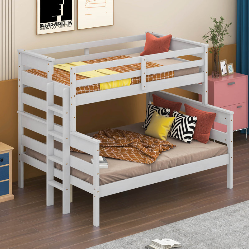 Jayleanna Kids Bunk Bed, Twin XL Over Queen, White