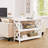 Bergmann 42"W 3-Tier Wooden Storage Shelves Console Table with Power Outlets-1560907014