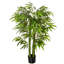 4.5FT Artificial Bamboo Tree, Faux Decorative Plant In Nursery Pot For Indoor Or Outdoor Décor