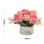 Artificial Hydrangea Flower in Ceramic Planter for Desktop Decoration-173461975