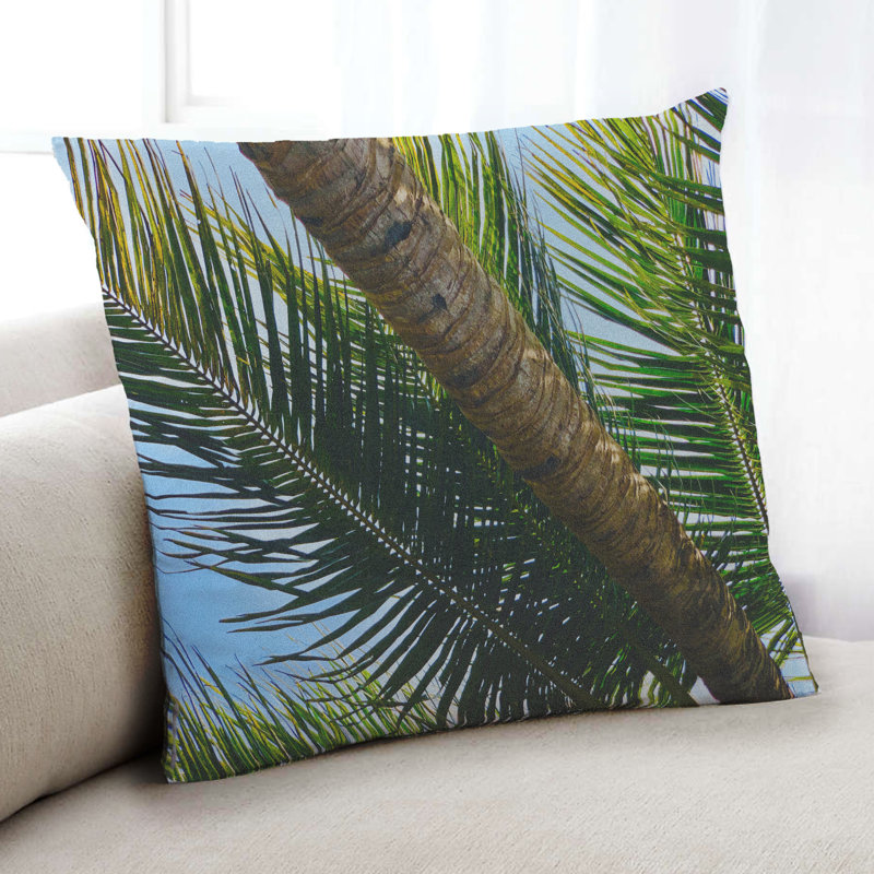 Coussin Plants Palm Tree 35, Microsuède