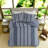 Modern Bedding Sets, 100 Cotton Full Queen Striped Comforter for Home