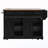 Rolling Storage Kitchen Island with Sliding Barn Door & Spice Rack-828425586