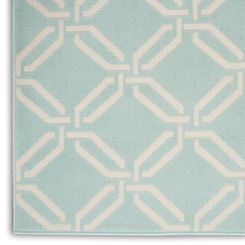 Garnier Geometric Indoor Rug, Rectangle 2' x 4'